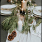 6ft Pine needle and pinecones garland - Rental