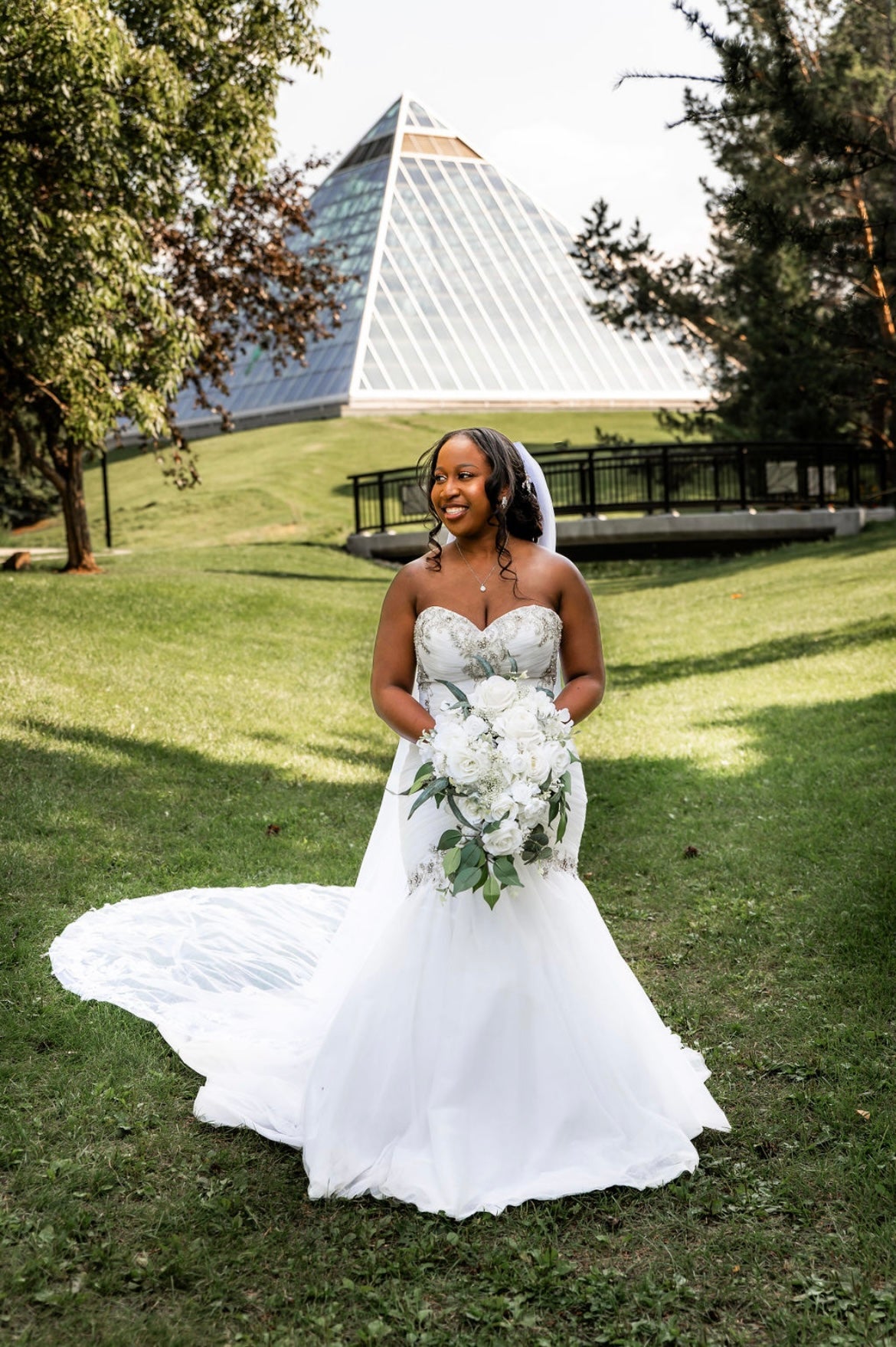 18 inch Custom Cascading Bridal Bouquets