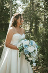 22” deluxe Cascading Custom Cascading Bridal Bouquets