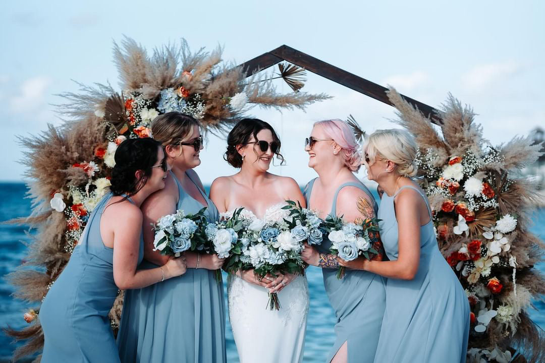 Silver Floral Rompers by Silkandmore Bridesmaids Gifts