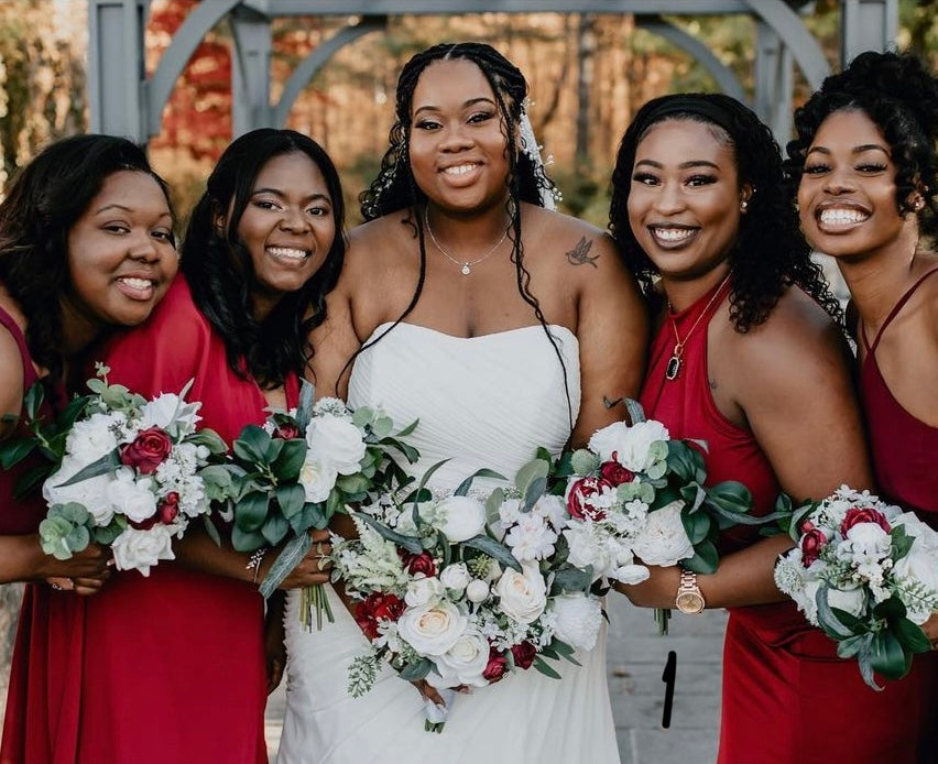 8 inch Custom Bridesmaid Bouquets