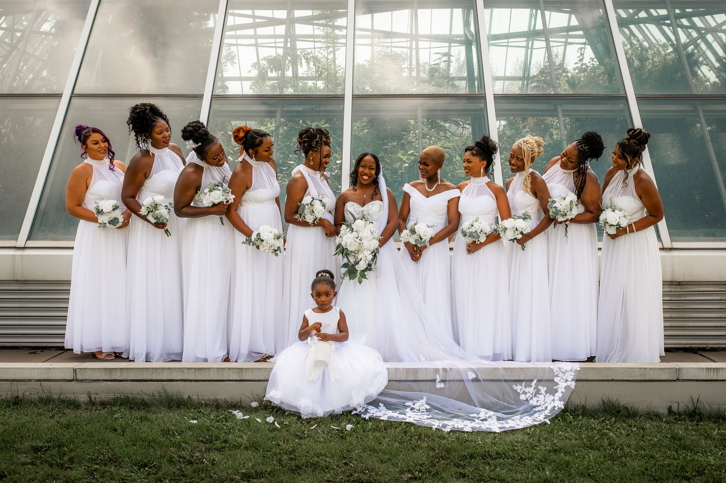 8 inch Custom Bridesmaid Bouquets