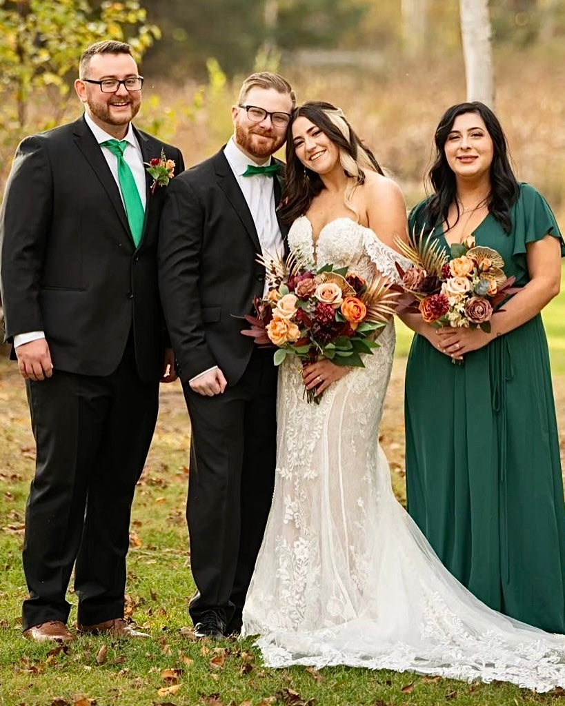 10 inch Custom Maid of Honour Bouquets