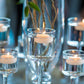 Set of 3 Monet glass floating candle holders - Rental