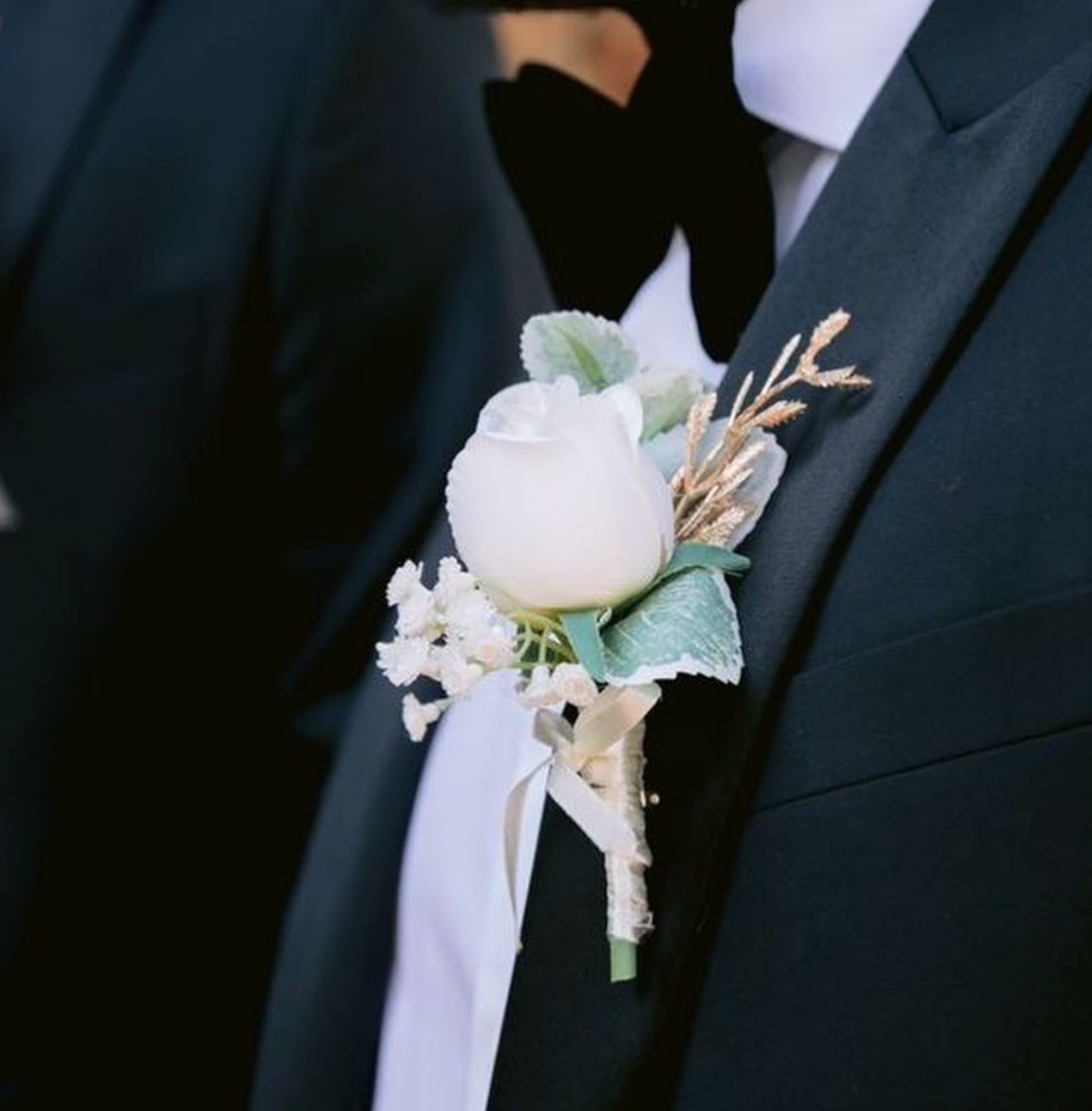 Custom Groom's Boutonniere