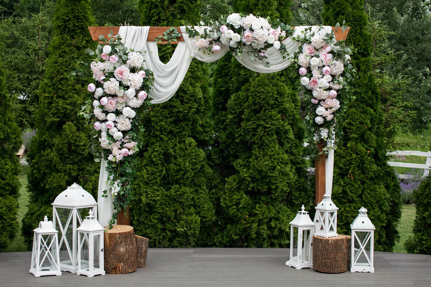 Set of Three Arch Flowers - Customizable - Pick up or delivery in GTA only-Rental