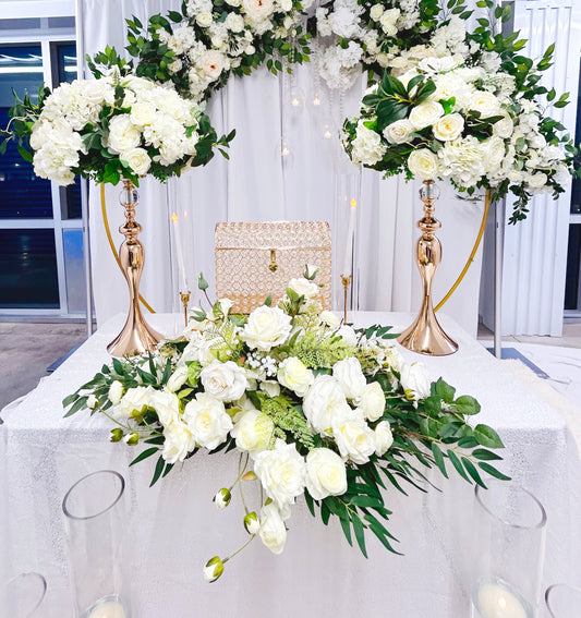 Celine Wedding Decor and Bouquets Package - Up to 100 guests