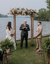 Straight Arch Flowers - 6ft (flowers only)-Customizable Rental