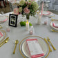 Centrepieces standard size - customizable rental