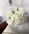 Custom Toss bouquet 8"inch all roses