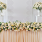 Straight Arch Flowers - 6ft (flowers only)-Customizable Rental